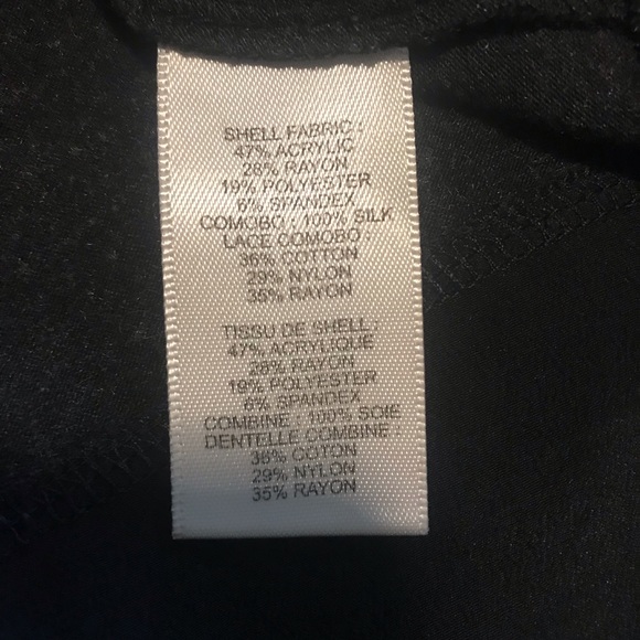 Rebecca Taylor Lace Jersey Knit Top - Picture 5 of 5